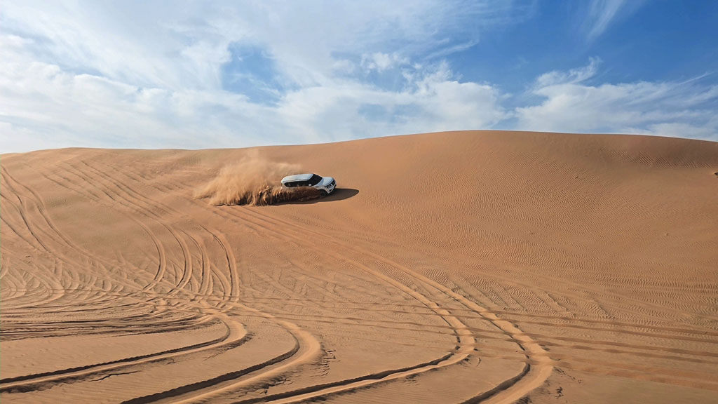 Jeep-Fahrt durch die W&uuml;ste in Abu Dhabi